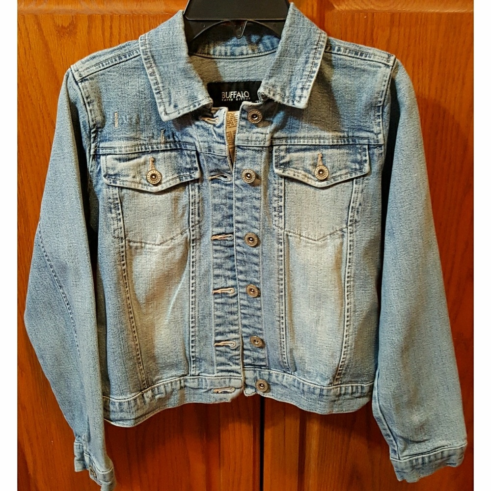 BUFFALO DAVID BUTTON -  DENIM JACKET